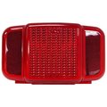 Peterson Manufacturing Replacement Lens Fits Peterson Light Series 457457L Rectangular Red B457-15